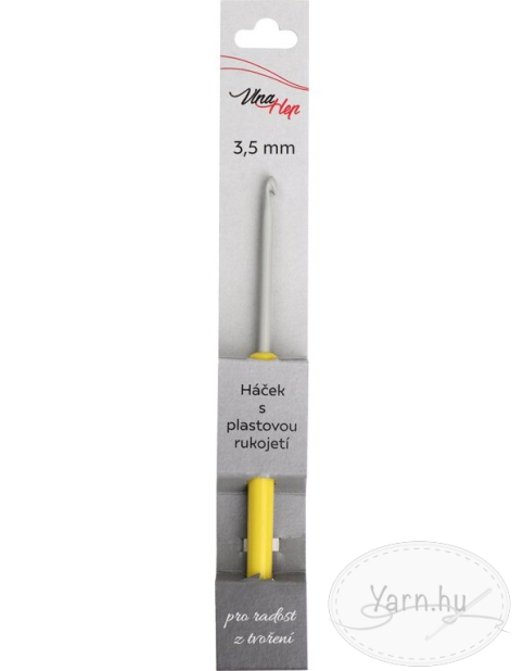 Horgolótű műanyag nyéllel 14cm, 3,5mm