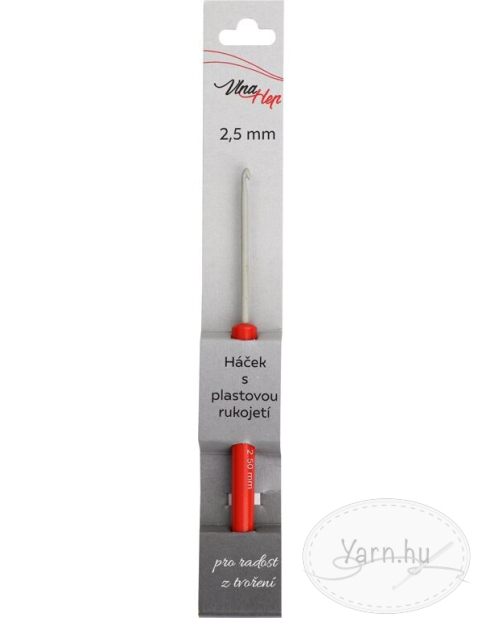 Horgolótű műanyag nyéllel 14cm, 2,5mm