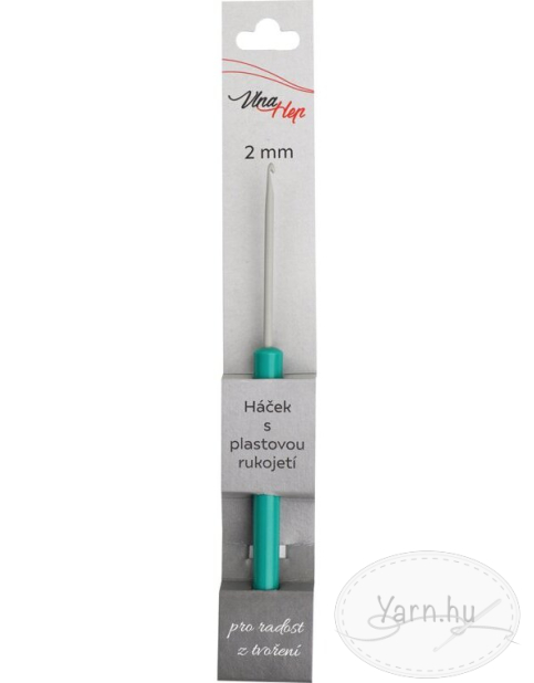 Horgolótű műanyag nyéllel 14cm, 2mm