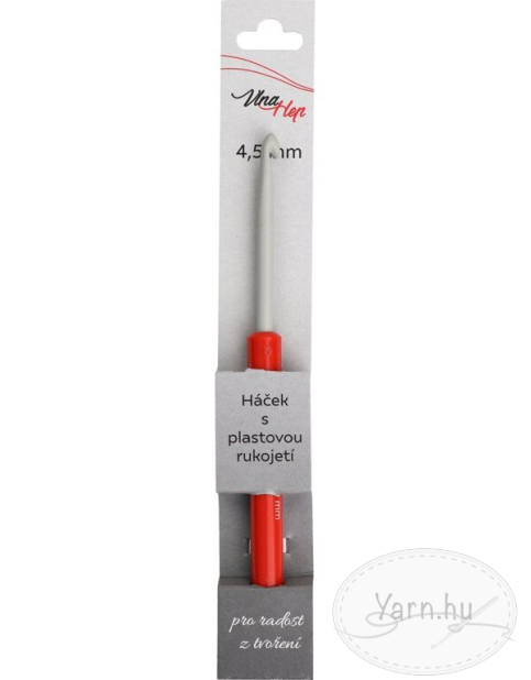 Horgolótű műanyag nyéllel 14cm, 4,5mm